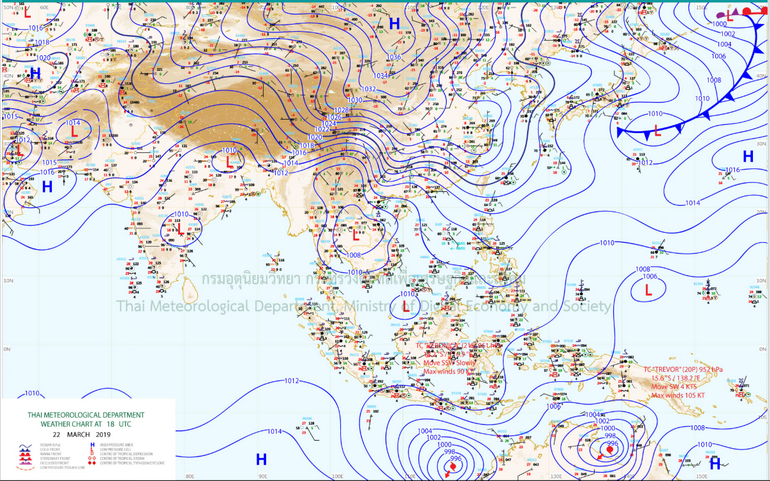 การอ่านแผนที่อากาศ (Air Map)